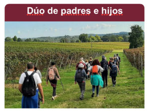 Duo de madrés e hijos