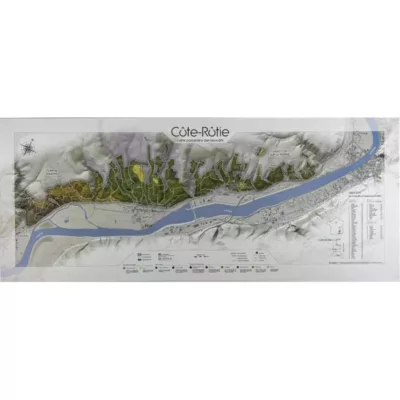 Carte AOP Côte-Rôtie Parcellaire